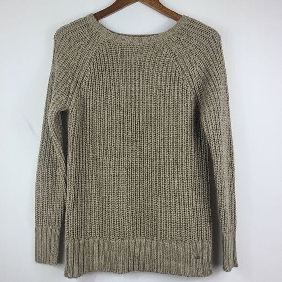 American Eagle Jegging Outfitters Womens Gray Knit Sweater Size X Small - Picture 2 of 11